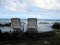 View of our deck from our lanai.